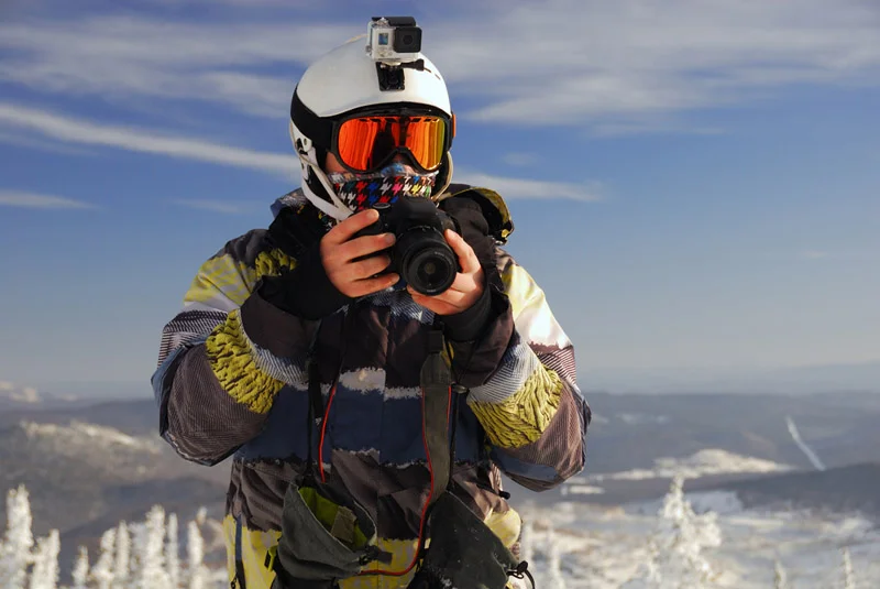 Camera on helmet - good choice